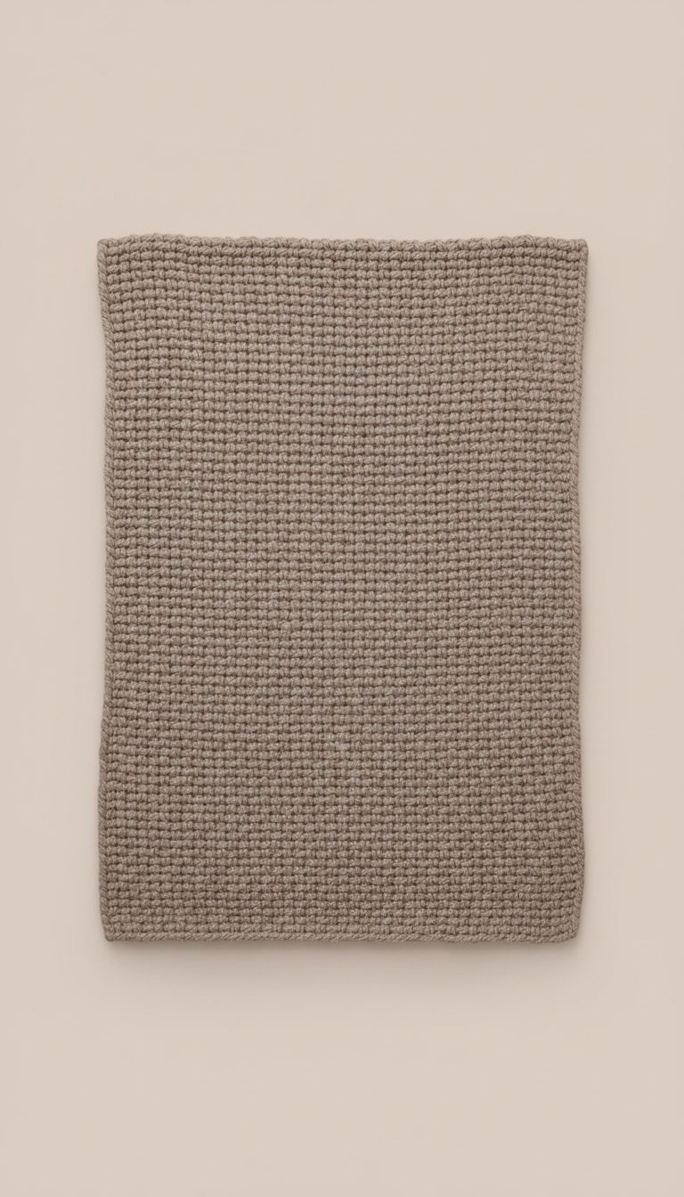 Taupe Clay Handwoven Throw Blanket